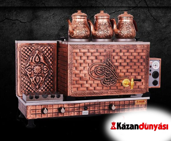 Bakır Çay Kazanı (Osmanlı Tuğrası 01)